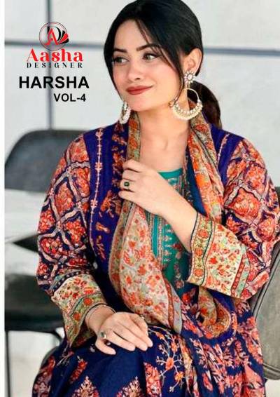HARSHA VOL 4 BY DINSAA PURE COTTON PRINT SALWAR KAMEEZ MANUFACTURER IN SURAT